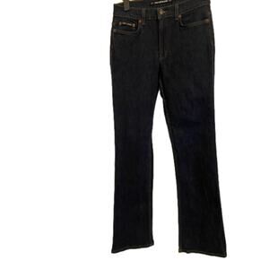 𝅺DKNY Women's 6L Bootcut Western Cowgirl Sexy Dark Wash Stretch Denim Jeans‎